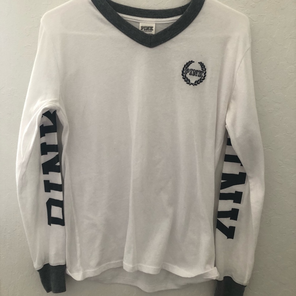 VS Pink Long Sleeve Size XS
